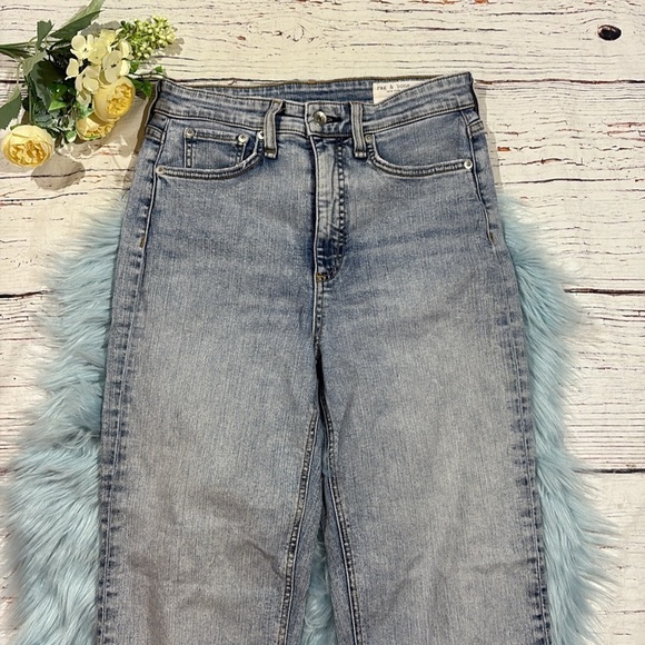 Rag & Bone Jane Super High Rise Ankle Cigarette Jean Dakota Wash - Picture 8 of 11